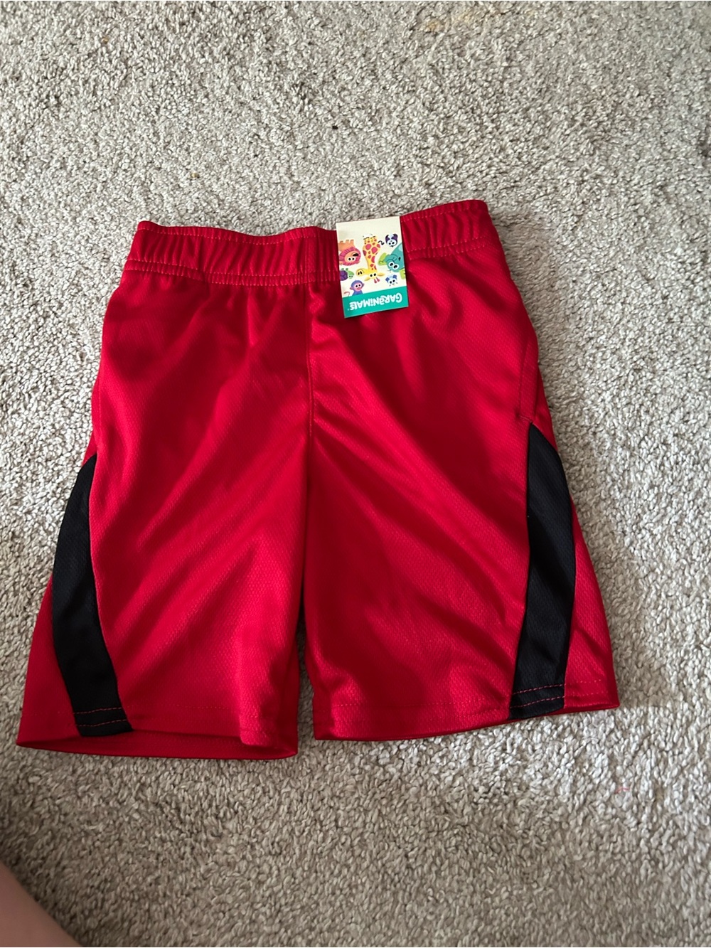 Garanimals 4T Red Athletic Shorts with Black Trim NWT